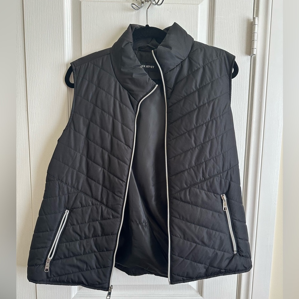 Black Puffer Vest
